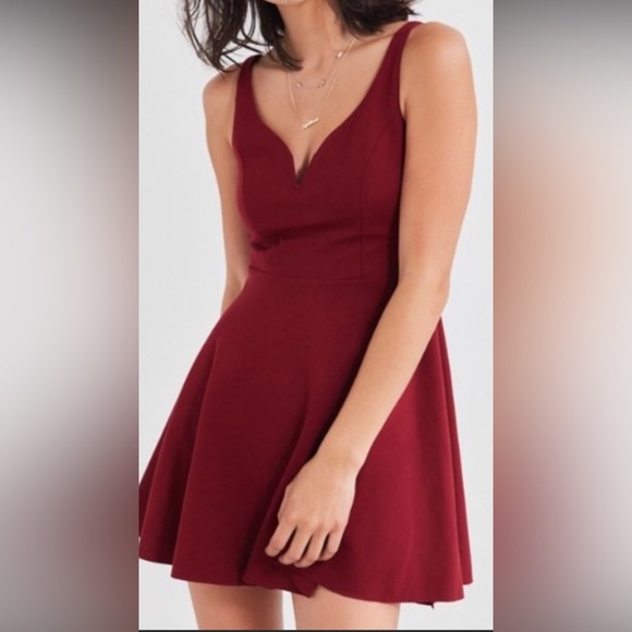 Urban Outfitters Kimchie Blue burgundy dress - Picture 1 of 4
